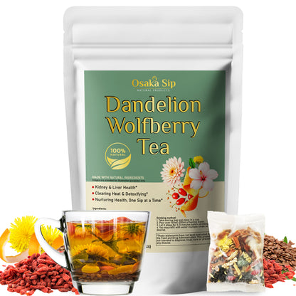 Dandelion Wolfberry Herbal Tea Bags