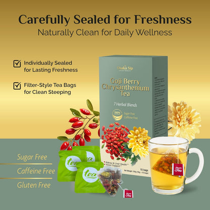 Osaka Sip Goji Berry Chrysanthemum Tea Bags